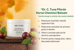 Pferde Gel Concentrat cu Castane – Gel de masaj pentru relaxare musculară și circulație