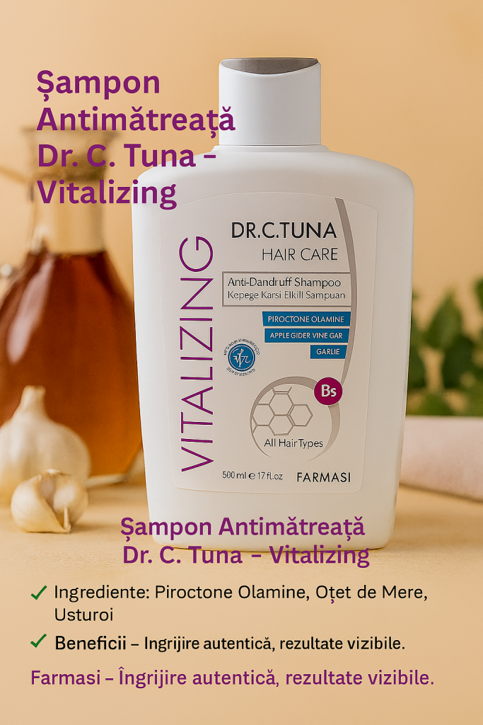 Șampon cu usturoi antimătreață